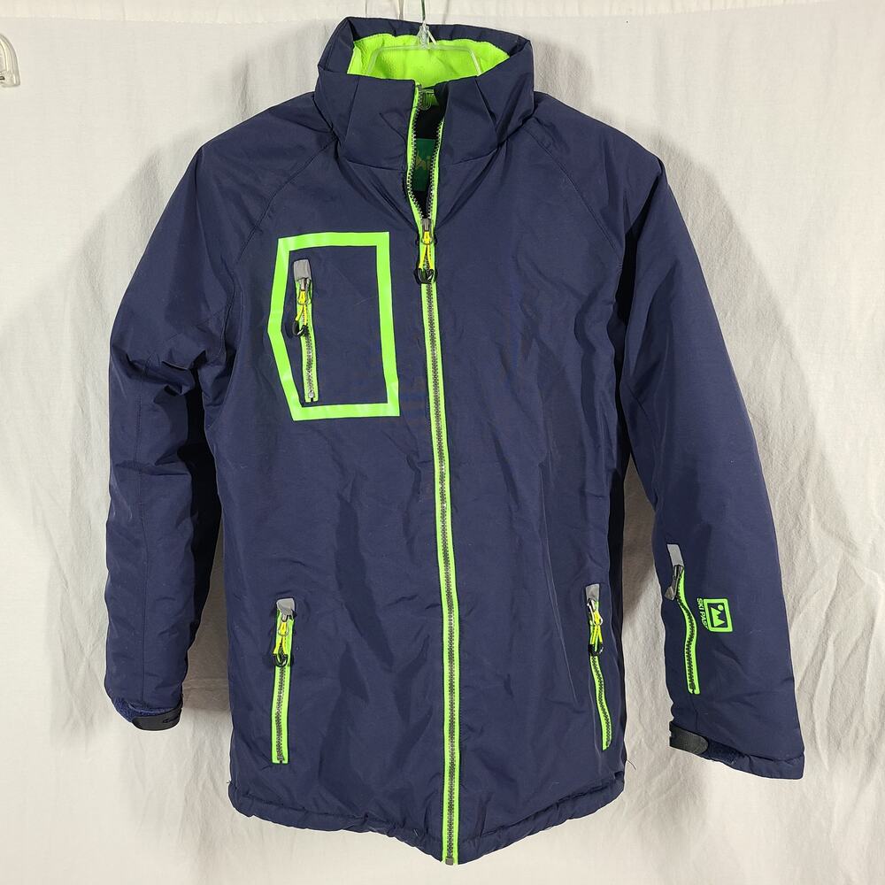 Phibee Youth Winter Skiwear Coat Insulated Navy Green 170-176/US Sz 18